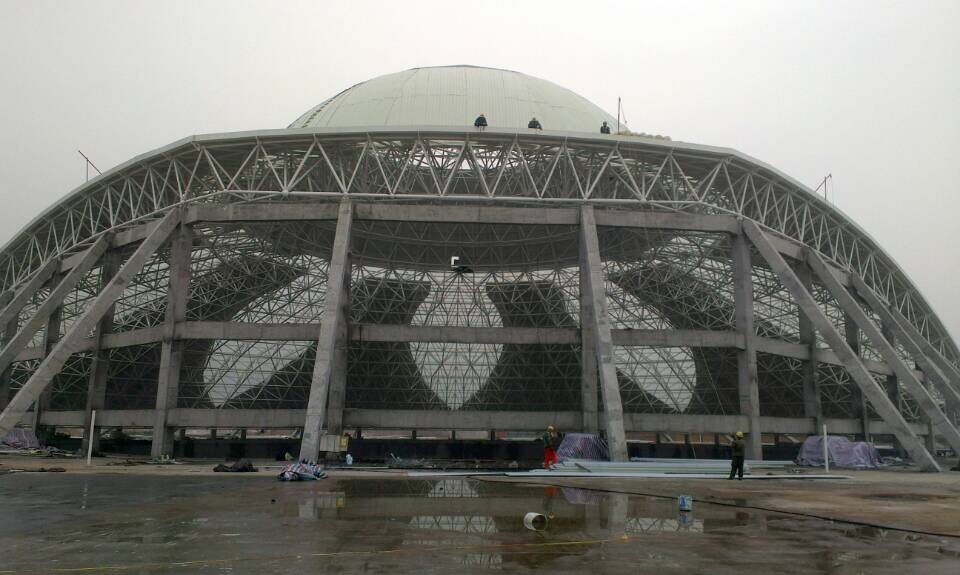 冷水江温泉馆网架工程