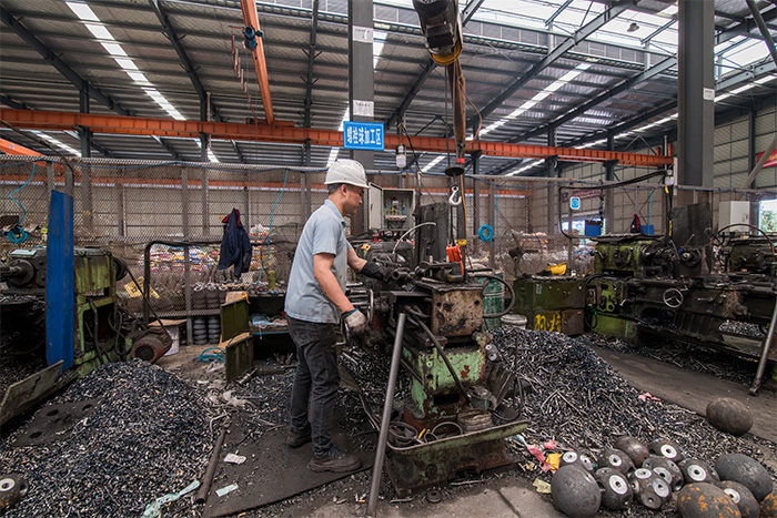 冷水江网架配件-螺栓球加工车间